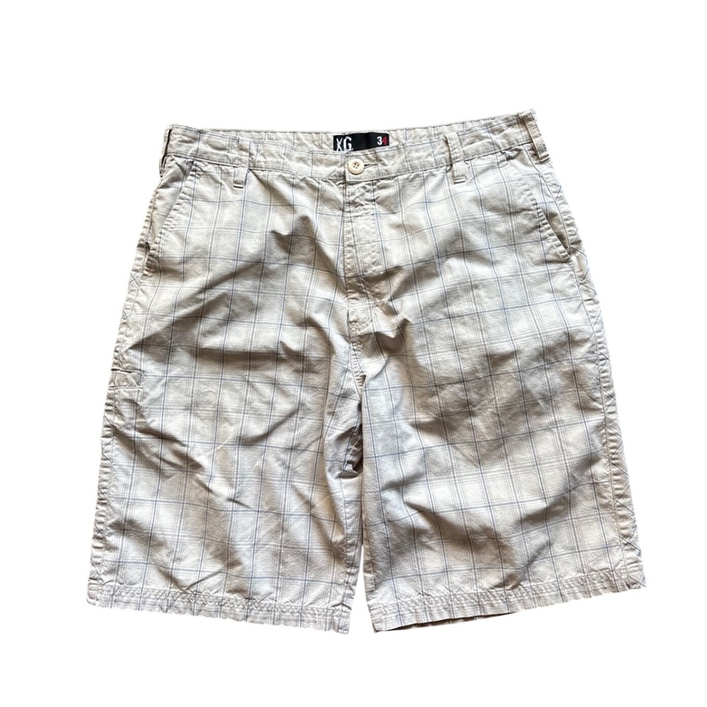 Baggy Y2K XG Xtreme Gear Plaid Baggy Board Shorts Size 34